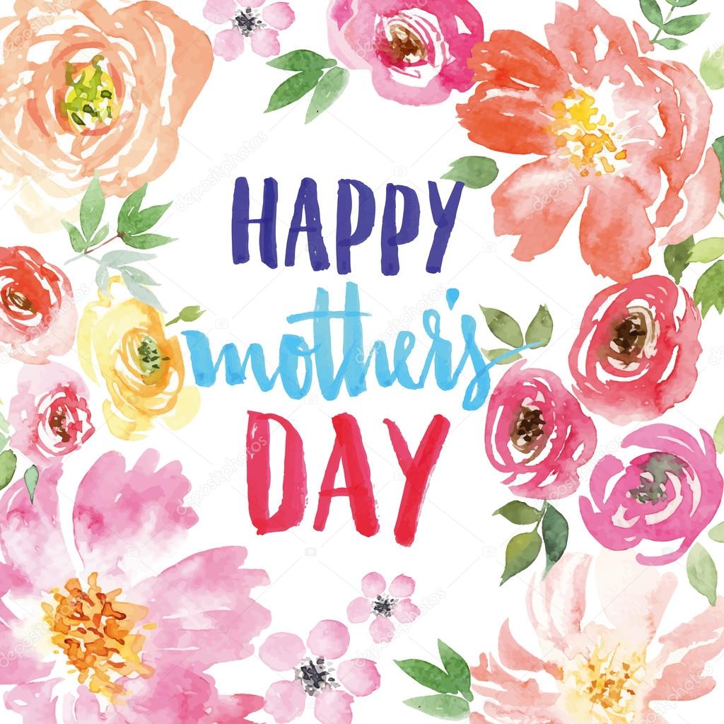 水彩画の春の花 ストックベクター C Karma