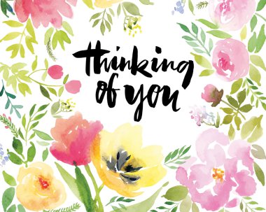 Lale ile tebrik kartı.