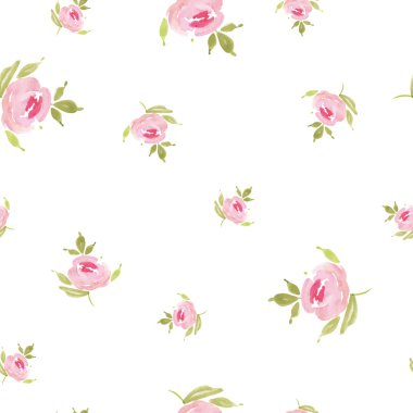 Dikişsiz gül deseni.