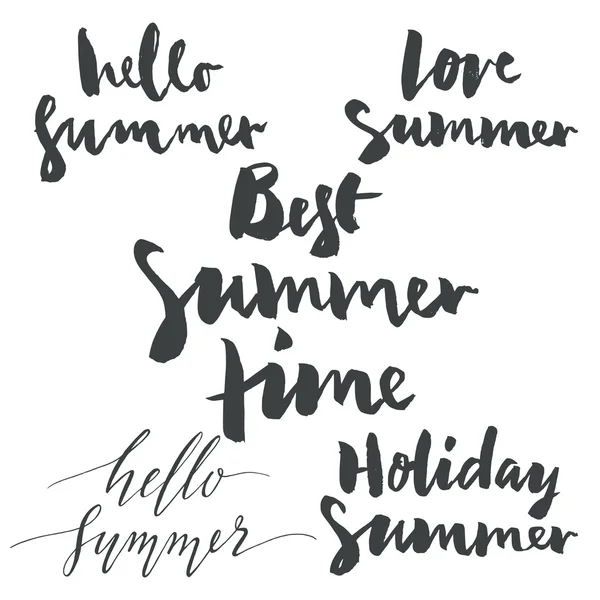 Set labels summer. — Stock Vector