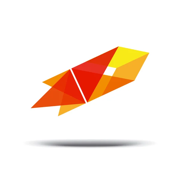 Logo design Rocket. Design icon vector. Logo vector template. — Stock Vector