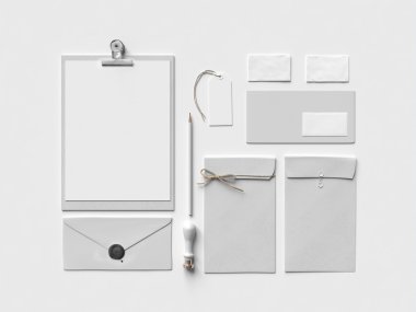 Kağıt marka öğeleri kümesi