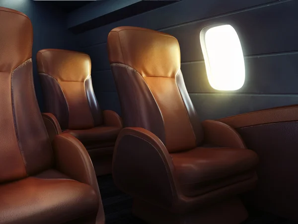 lüks uçak iç