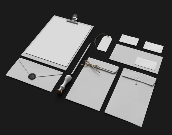 Kağıt marka öğeleri kümesi