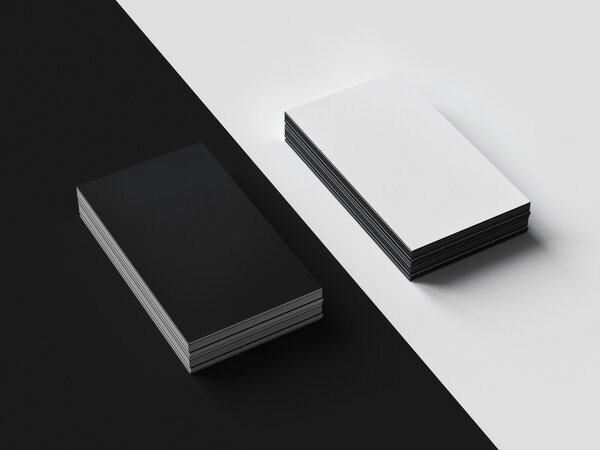 Black and White Business cards