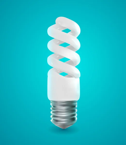 Energy saving light bulb — Stock Vector