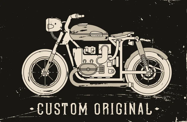 Moto personalizado Vintage — Vector de stock