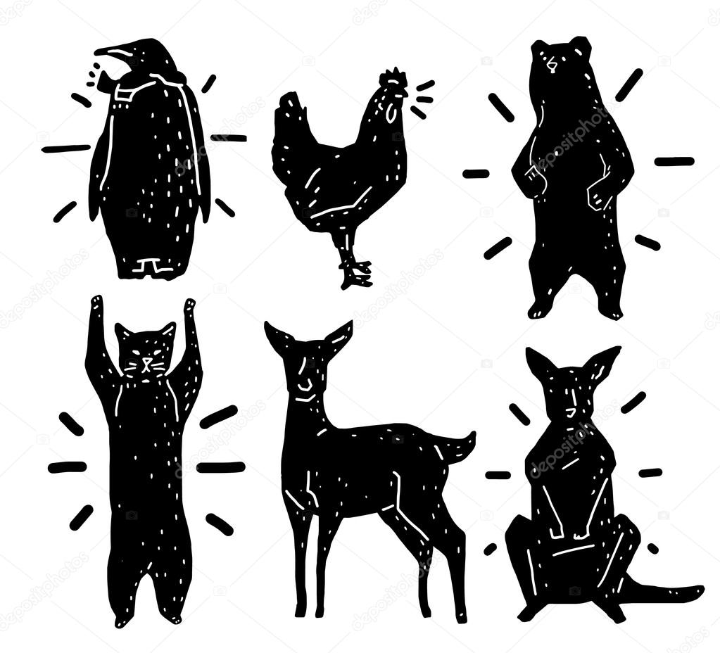 Tattoo symbols of animals