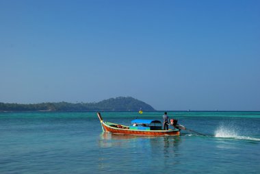 Bir seyir uzun kuyruk tekne