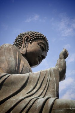 Lin Po Tapınağı'nda Buda heykeli