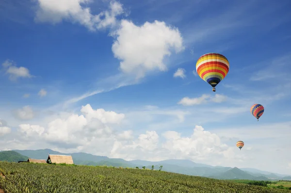 Colorful hot-air balloons — Stock Photo, Image