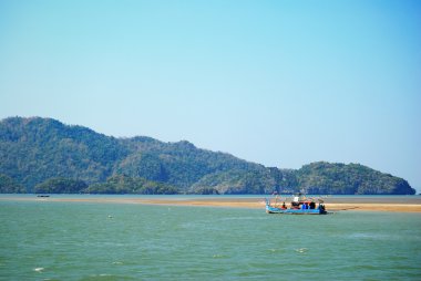 Long tail tekne Andaman Denizi