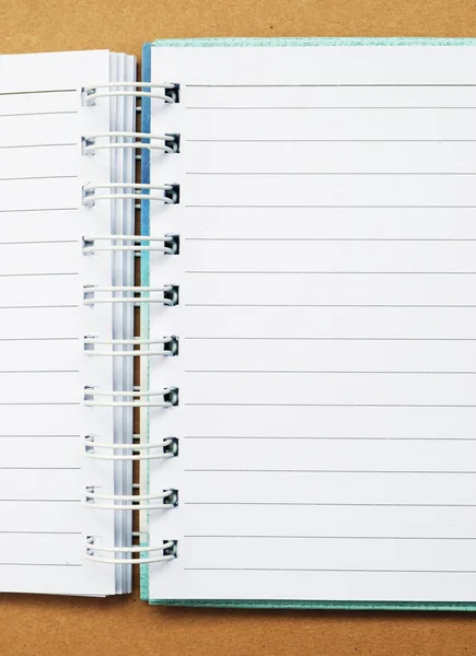 Libro blanco libro de notas — Foto de Stock