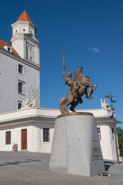 Kral Svatopluk heykel