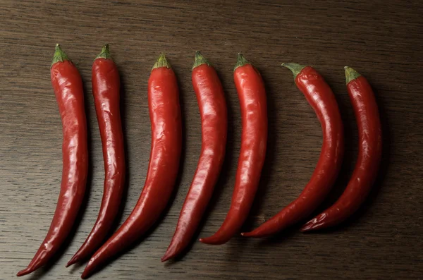 Red chili peppers — Stock Photo, Image