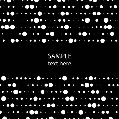 Beyaz yatay yarım tonlu noktalı çizgiler. Geometrik sanat. Çerçeve, logo, dövme, işaret, afişler, ağ, baskılar, posterler, şablon, kalıp ve soyut arkaplan için moda tasarım ögesi