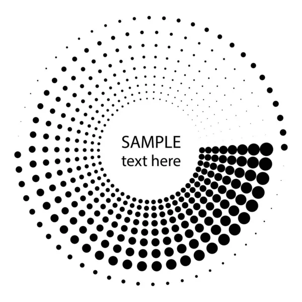 Siyah yarım tonlu noktalı çizgiler. Geometrik sanat. Çerçeve, logo, dövme, işaret, sembol, ağ, baskılar, posterler, şablon, model ve soyut arkaplan için modaya uygun tasarım ögesi