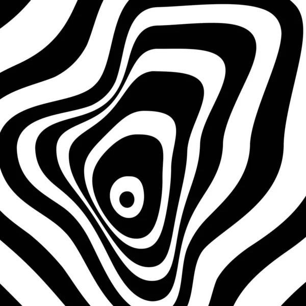 Abstrakte Weiße Kurvige Verzerrte Streifen Vektorillustration Gestaltungselement Für Logo Schild — Stockvektor