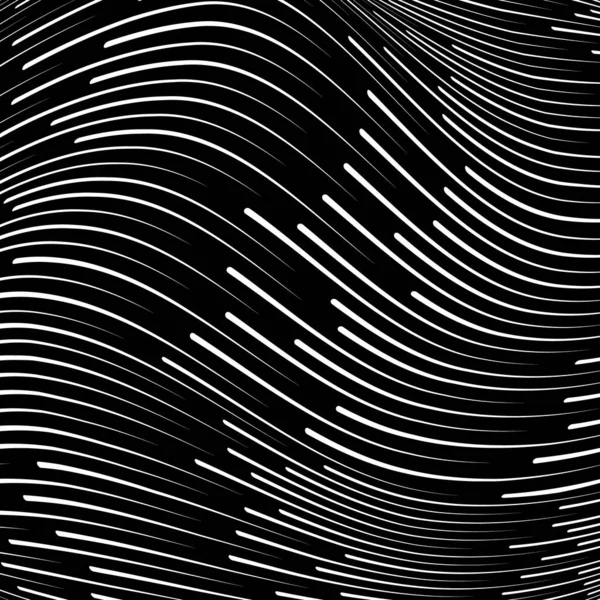 Абстрактні Білі Хвилясті Векторні Швидкісні Лінії Оптичне Мистецтво Цифрове Зображення — стоковий вектор