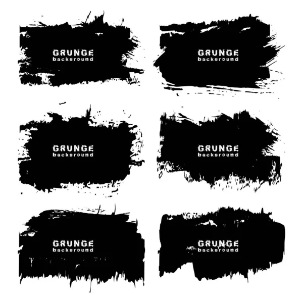 Conjunto Grunge Rasguño Fondo Urbano Ilustración Vectorial Aislado Textura Angustia — Vector de stock