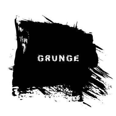 siyah ve beyaz grunge dokusu, vektör arkaplanı