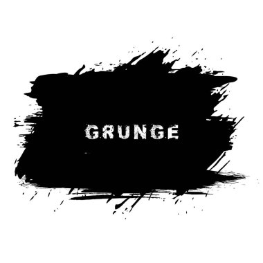 siyah ve beyaz grunge dokusu, vektör arkaplanı