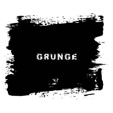 siyah ve beyaz grunge dokusu, vektör arkaplanı