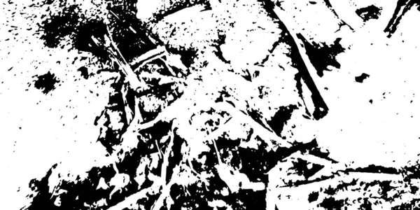 Black White Grunge Texture Vector Background — Stock Vector