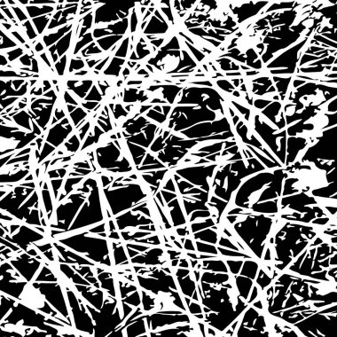 siyah ve beyaz grunge dokusu, vektör arkaplanı