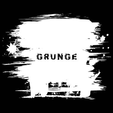 siyah ve beyaz grunge dokusu, vektör arkaplanı