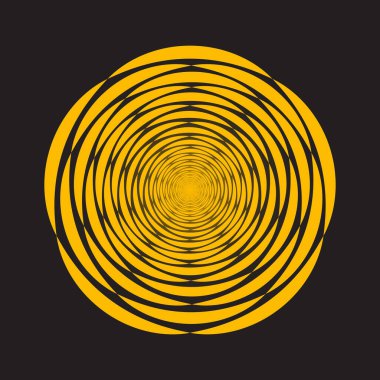 soyut siyah ve sarı arkaplan, vektör illüstrasyonu