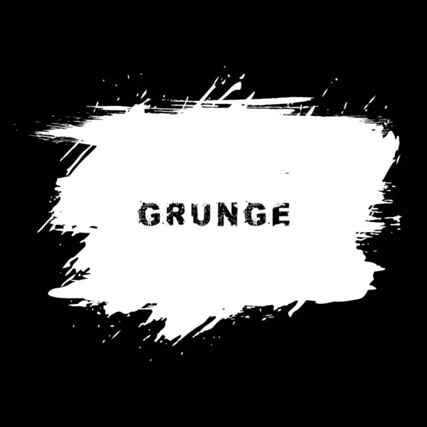 Textura Grunge Preto Branco Fundo Vetorial — Vetor de Stock