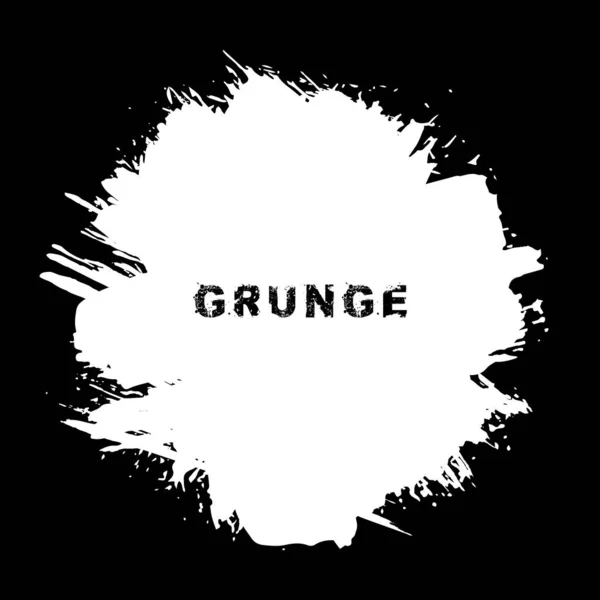 Schwarz Weiße Grunge Textur Vektorhintergrund — Stockvektor