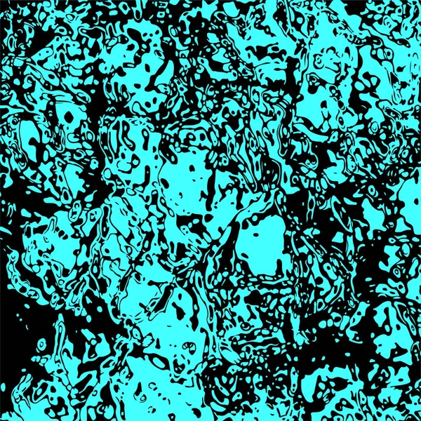 Grunge绿松石液体背景 矢量图解 — 图库矢量图片