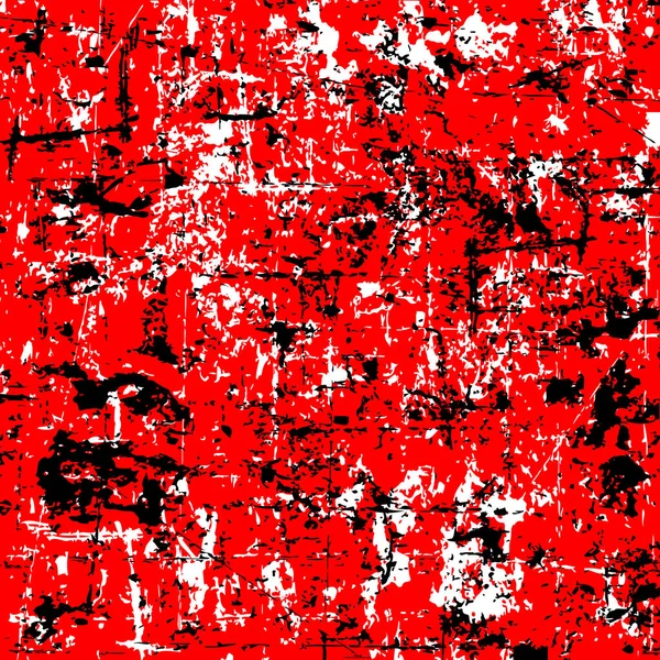 Textura Grunge Roja Negra Ilustración Vectorial — Archivo Imágenes Vectoriales