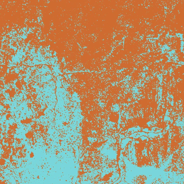 Винтажная Оранжевая Синяя Гранж Текстура Векторная Иллюстрация — стоковый вектор