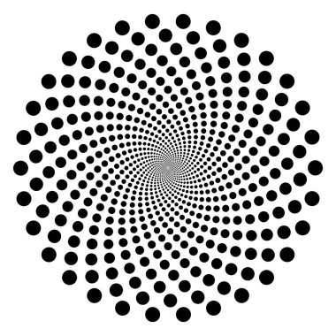 Siyah soyut noktalı şekil, dijital duvar kağıdı