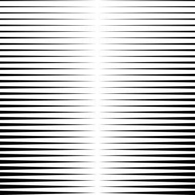 Siyah yatay paralel üçgen çizgileri