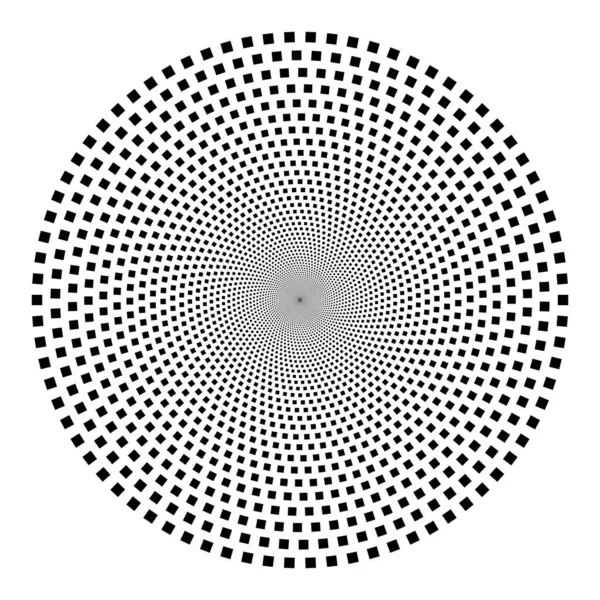 Siyah soyut kare noktalı şekil