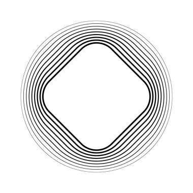 soyut geometrik element, radyal motif
