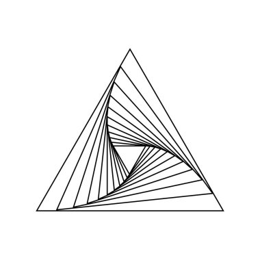 Üçgen, üçgen, geometrik, vektör, ikon, sembol, logo, tasarım, iş, çizgi, illüstrasyon. Çizim, çizgi, çizgi,