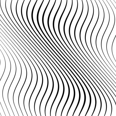 Dalgalı siyah çizgiler, dalgalı