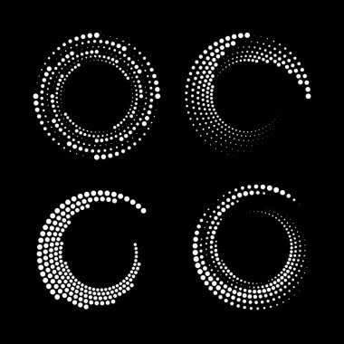 Yuvarlak çerçeveler. vektör illüstrasyonu