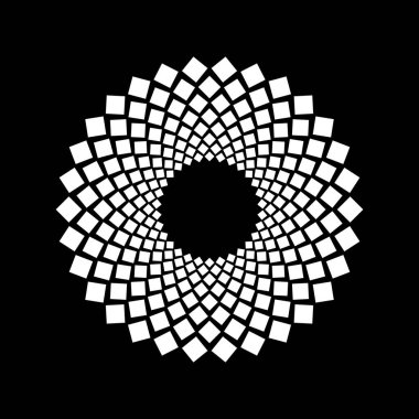 Soyut geometrik şekil. vektör çizimi tasarımı