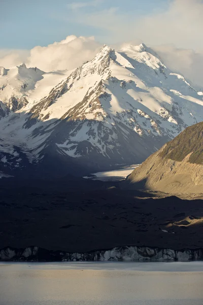 Отступающий ледник Тасмана Лицензионные Стоковые Фото