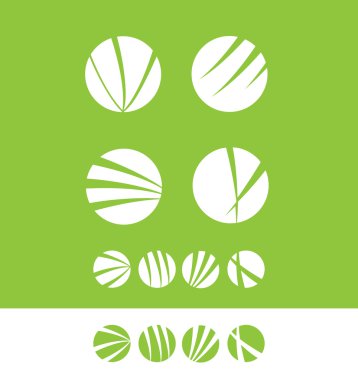 Düz daire logo koymak  