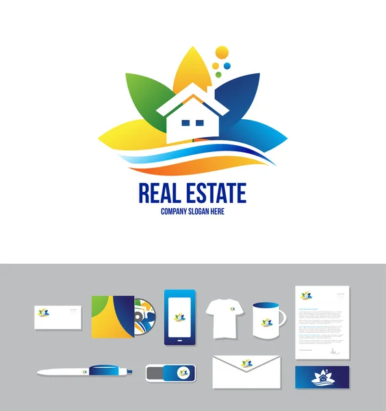 Real estate logo — Stock Vector
