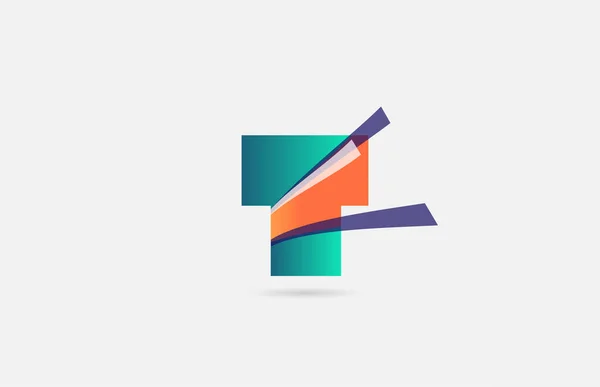 Alfabeto Letra Logotipo Icono Plantilla Diseño Línea Creativa Para Empresas — Vector de stock