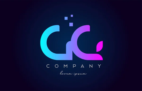Alfabeto Letra Logotipo Ícone Combinação Design Criativo Para Empresa Negócios —  Vetores de Stock