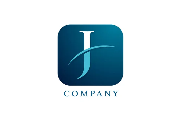Λογότυπο Μπλε Αλφαβήτου Για Την Εταιρεία Και Την Εταιρεία Στρογγυλό — Διανυσματικό Αρχείο